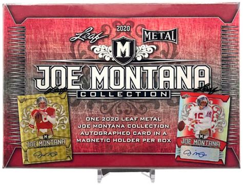 2020 Leaf Metal Joe Montana Collection Football Hobby Box